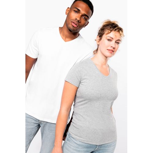 T-shirt col V manches courtes femme - 7