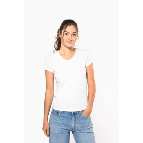 T-shirt col V manches courtes femme - 15