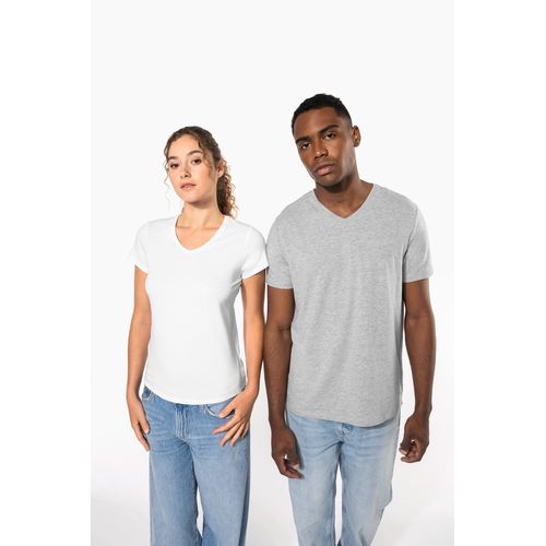 T-shirt col V manches courtes femme - 11