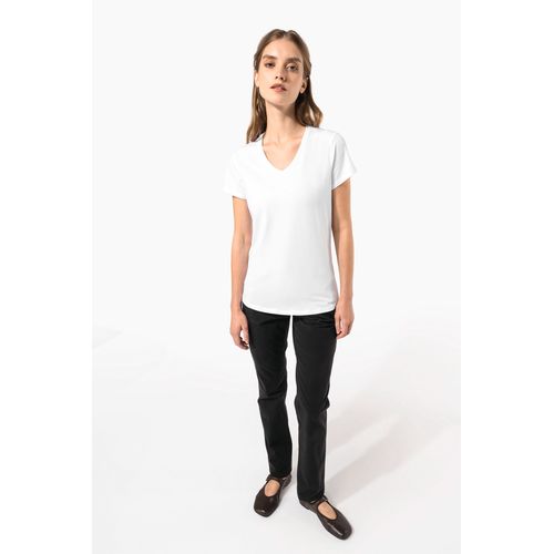 T-shirt col V manches courtes femme - 22