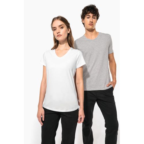T-shirt col V manches courtes femme - 6