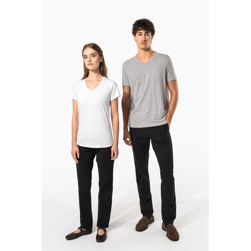 T-shirt col V manches courtes femme - 8
