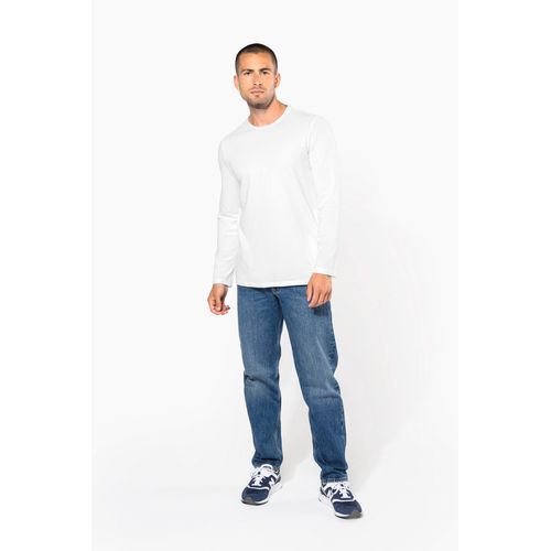 T-shirt col rond manches longues homme - 5