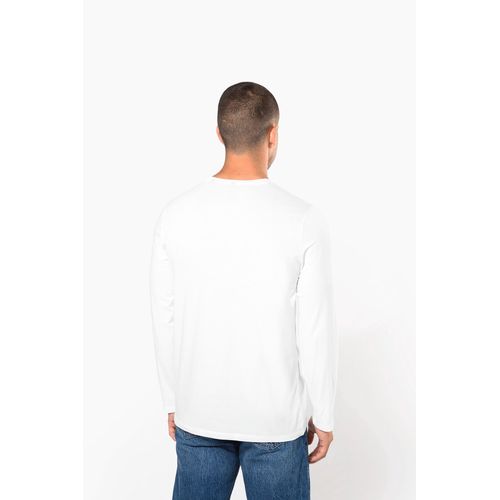 T-shirt col rond manches longues homme - 2