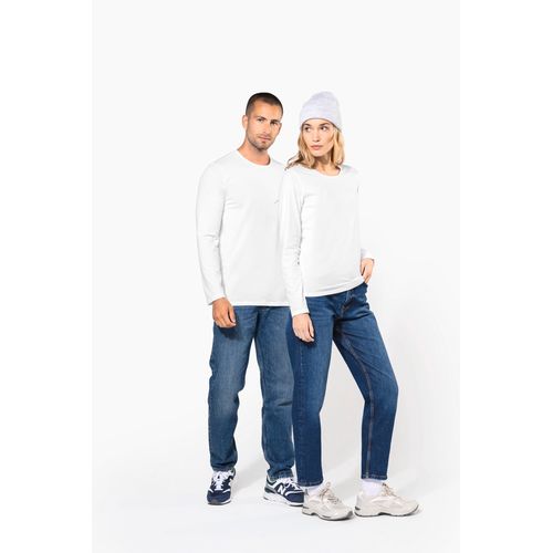 T-shirt col rond manches longues homme - 8