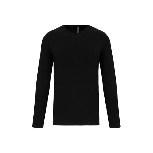 T-shirt col rond manches longues homme - 9