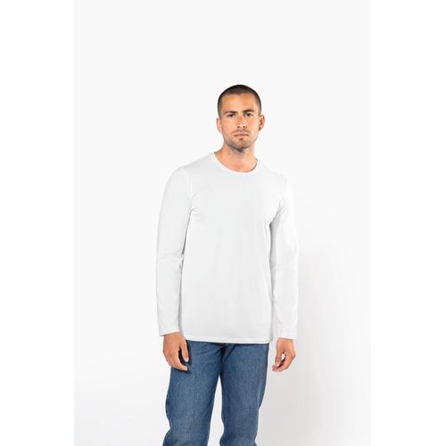 T-shirt col rond manches longues homme - 1