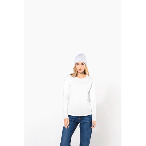 T-shirt col rond manches longues femme - 8