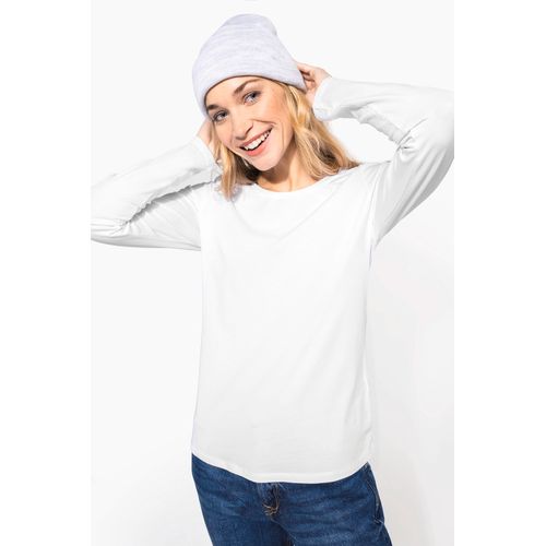 T-shirt col rond manches longues femme - 5