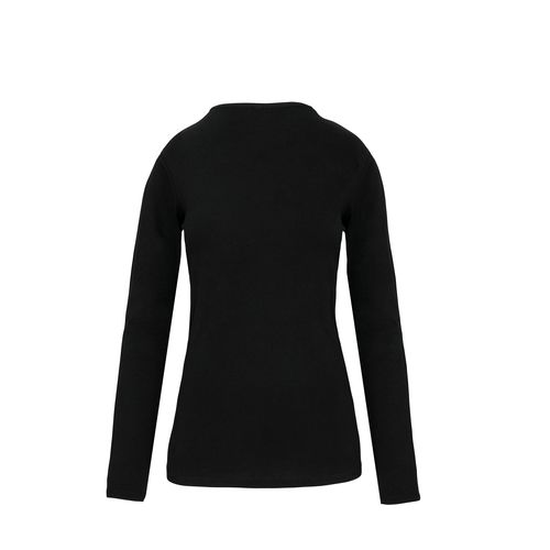 T-shirt col rond manches longues femme - 10