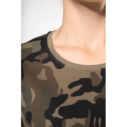 T-shirt camo manches courtes femme - 4