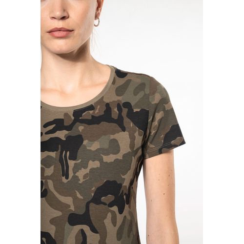 T-shirt camo manches courtes femme - 3
