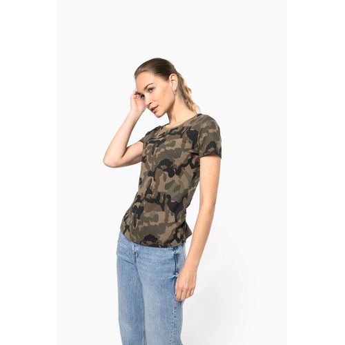 T-shirt camo manches courtes femme - 5