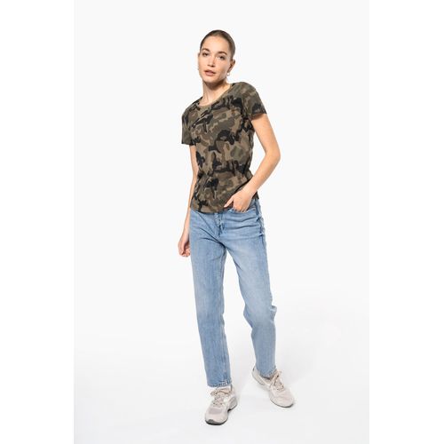 T-shirt camo manches courtes femme - 7