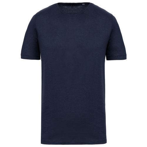T-shirt Bio col à bords francs manches courtes homme - 12