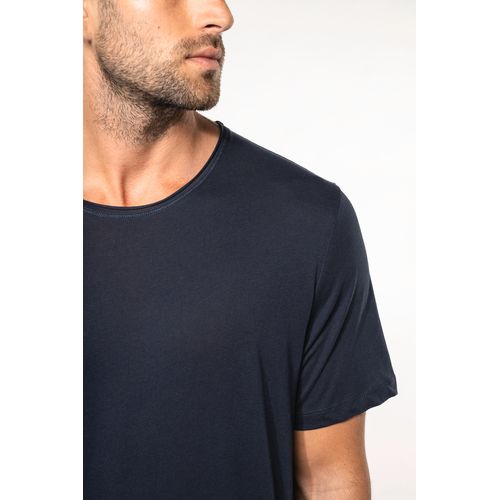T-shirt Bio col à bords francs manches courtes homme - 3