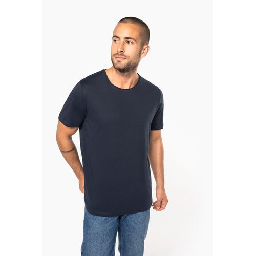 T-shirt Bio col à bords francs manches courtes homme - 5