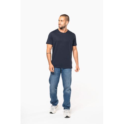 T-shirt Bio col à bords francs manches courtes homme - 7