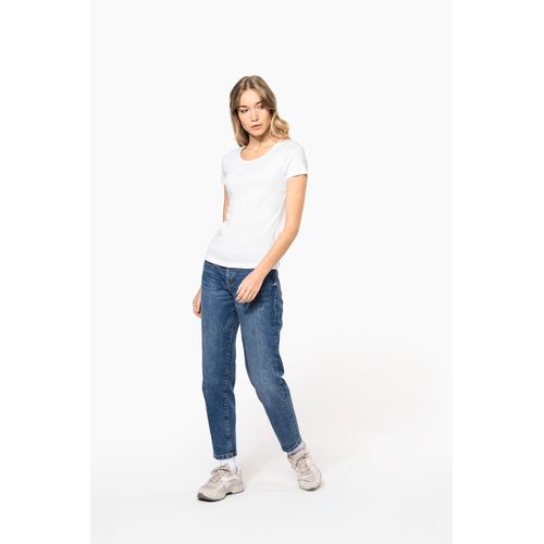 T-shirt Bio col à bords francs manches courtes femme - 9