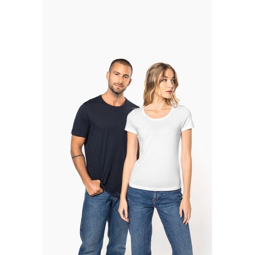 T-shirt Bio col à bords francs manches courtes femme - 10