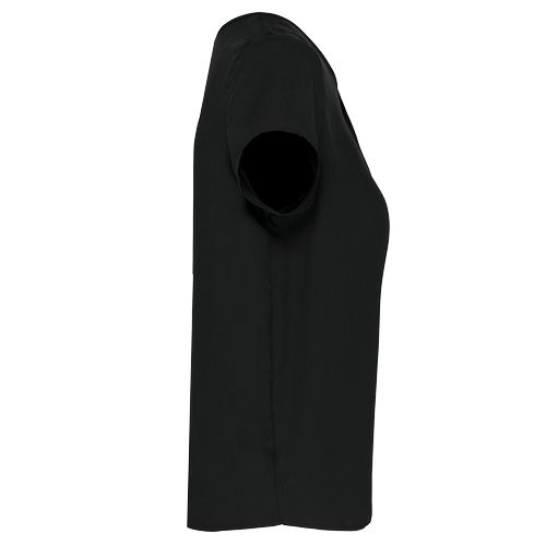Blouse crêpe manches courtes femme - 10