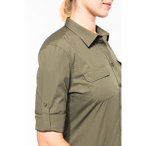 Chemise safari manches longues femme - 10