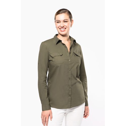 Chemise safari manches longues femme - 1