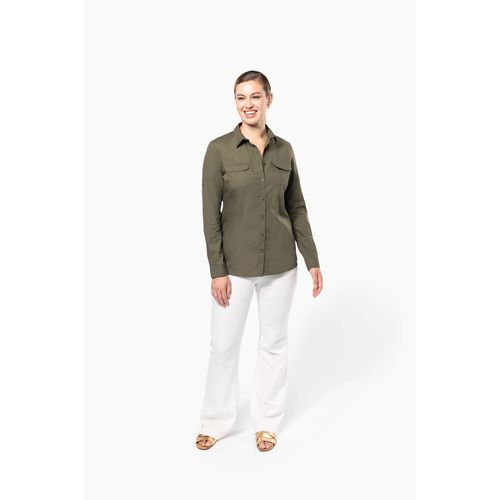 Chemise safari manches longues femme - 4