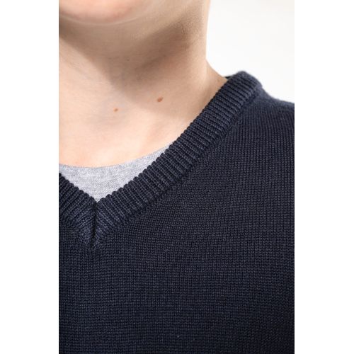 Pull col V enfant - 5