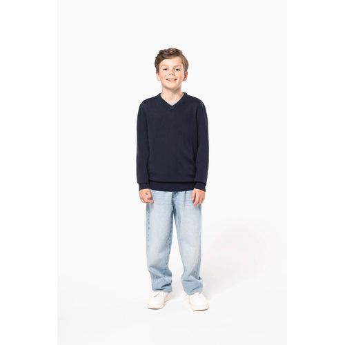 Pull col V enfant - 6
