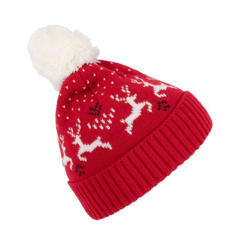 Bonnet de Noël motifs rennes - 8