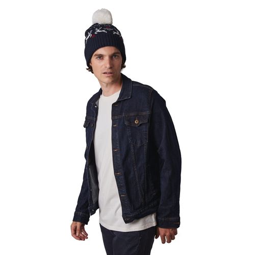 Bonnet de Noël motifs rennes - 3