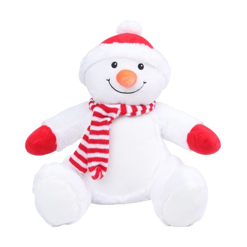 Peluche zippée bonhomme de neige thumbnail 5