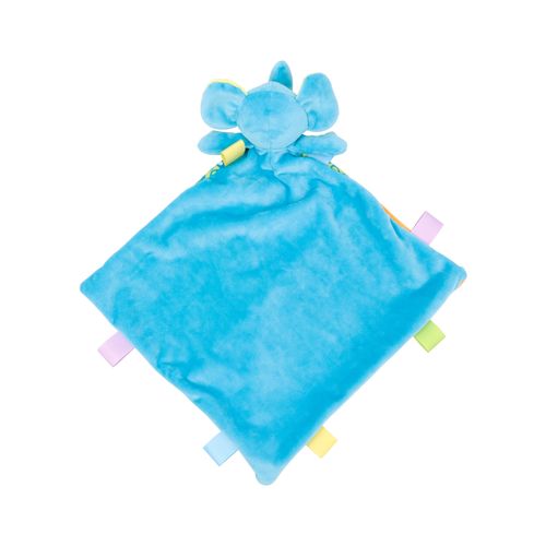 Doudou plat multicolore éléphant - 2