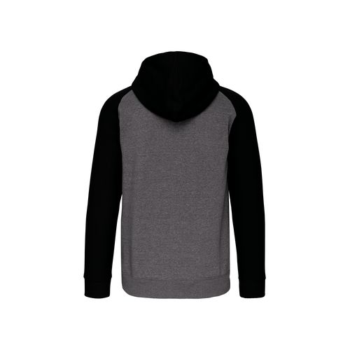 Veste molleton zippée capuche bicolore unisexe - 13