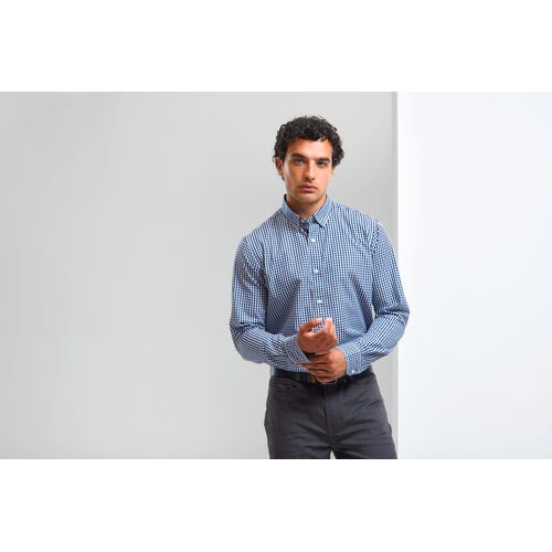 CAMISA VICHY CON CUADROS GRANDES