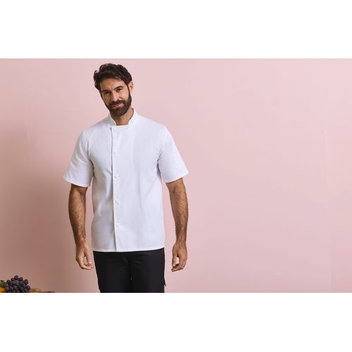 Veste chef cuisinier manches courtes "Essential" thumbnail 4