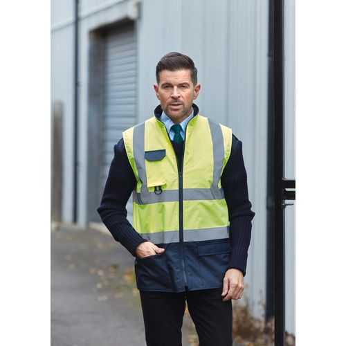 Bodywarmer rembourré haute visibilité - 2