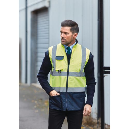 Bodywarmer rembourré haute visibilité - 1