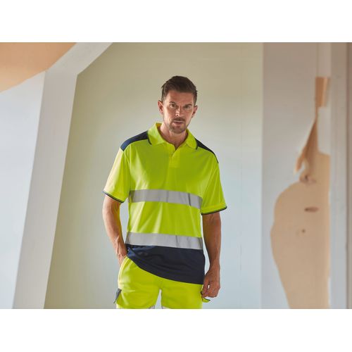 Polo bicolore haute visibilité - 7