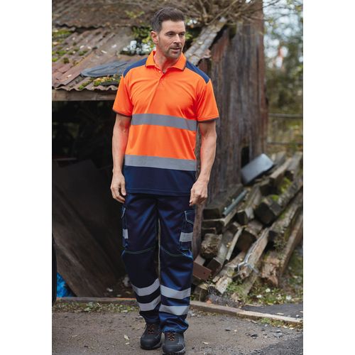 Polo bicolore haute visibilité thumbnail 5