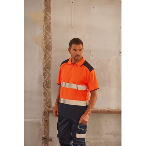 Polo bicolore haute visibilité thumbnail 6
