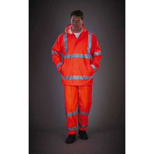 Pantalón Alta Visibilidad Soft Flex transpirable para lluvia