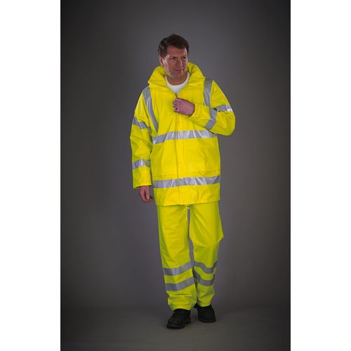 Pantalón Alta Visibilidad Soft Flex transpirable para lluvia