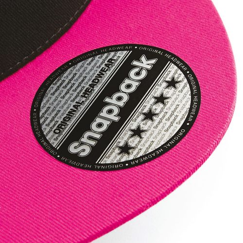 Casquette Snapback contrastée - 5 panneaux - 4