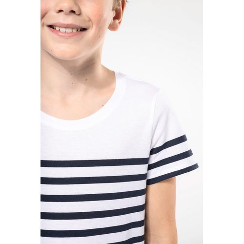 T-shirt marin col rond Bio enfant - 3