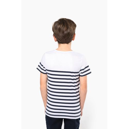 T-shirt marin col rond Bio enfant - 2