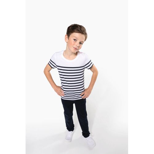 T-shirt marin col rond Bio enfant - 6