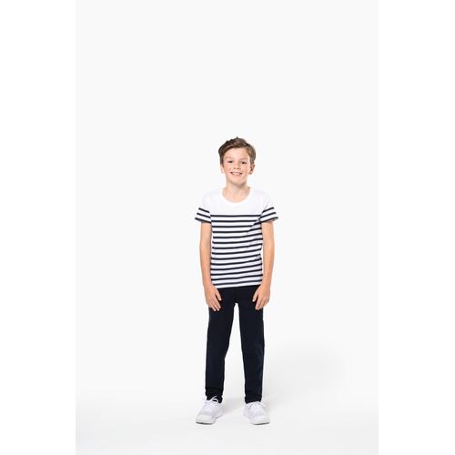T-shirt marin col rond Bio enfant - 5