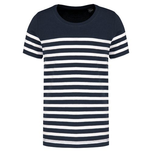 T-shirt marin col rond Bio enfant - 8